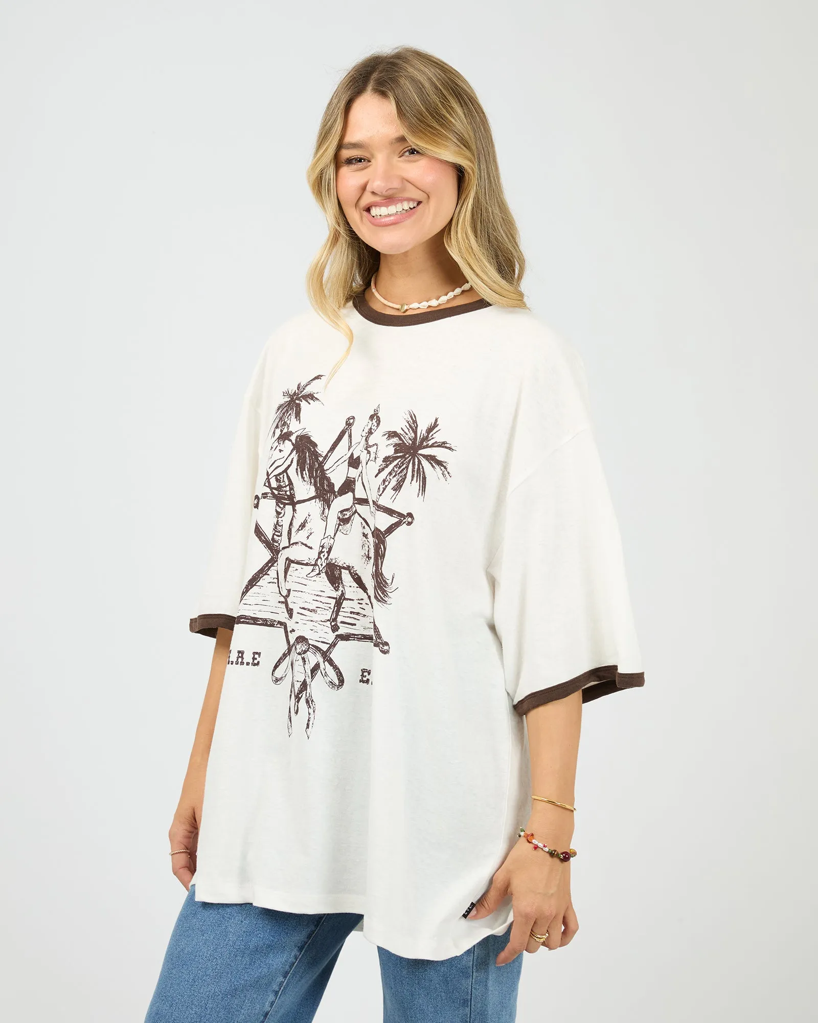 Pony Island Tee Vintage White sold by All About Eve product image thumbnail 4
