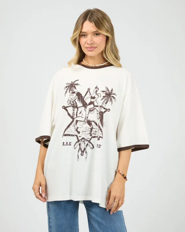 Pony Island Tee Vintage White sold by All About Eve