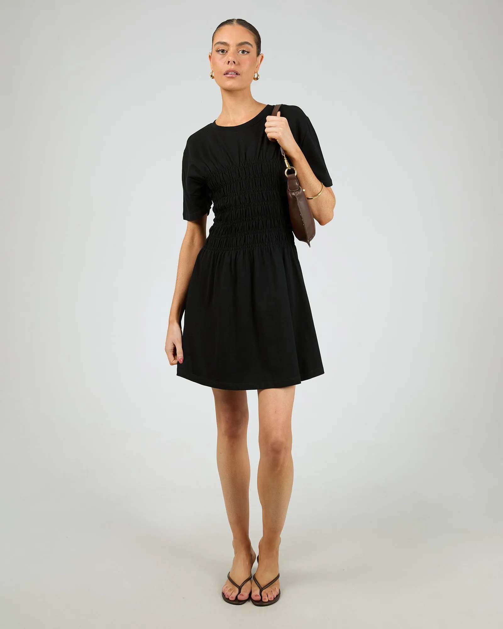 Lipa Ruched Mini Dress Black sold by All About Eve product image thumbnail 2