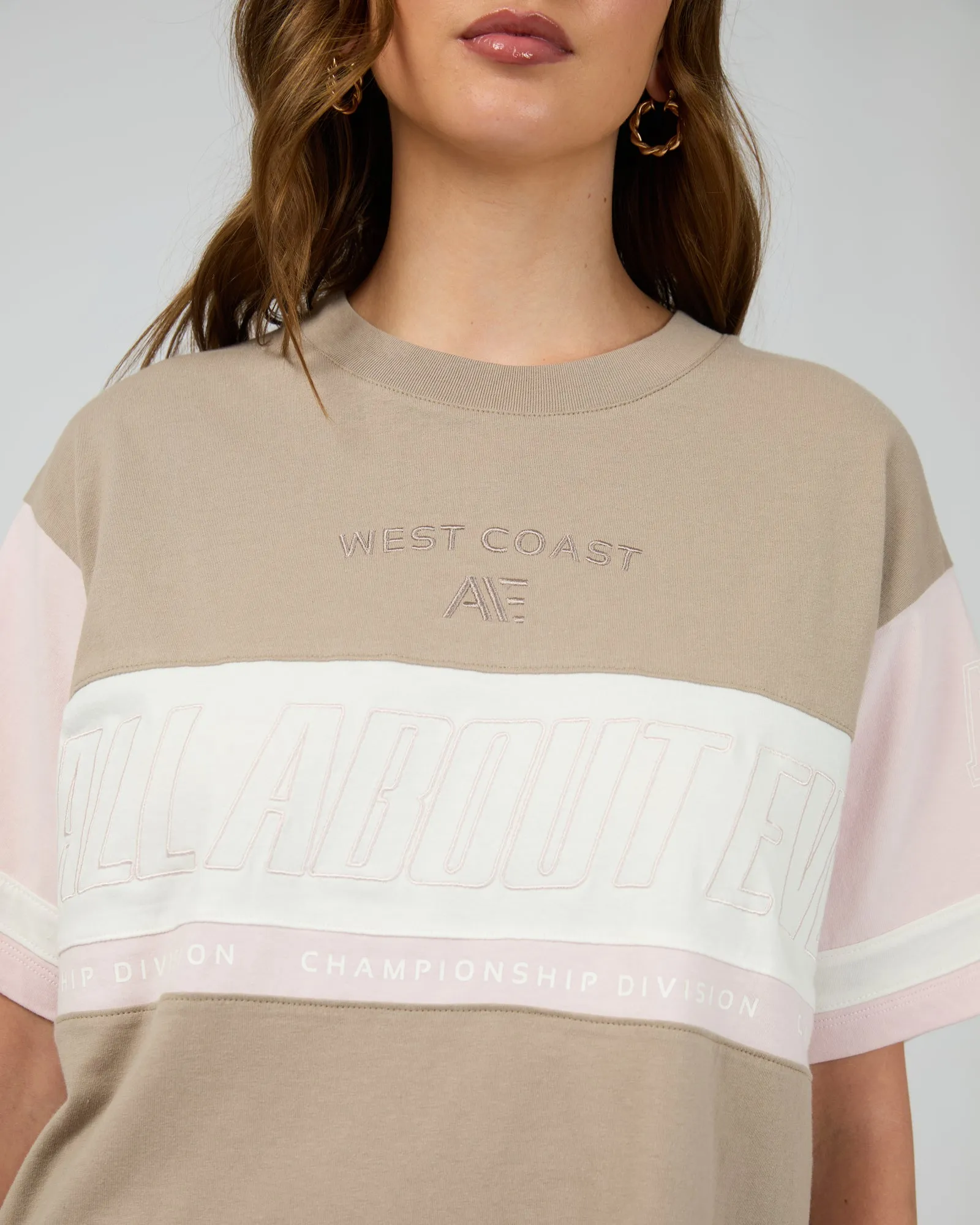 Performance Relaxed Tee Stone sold by All About Eve product image thumbnail 4