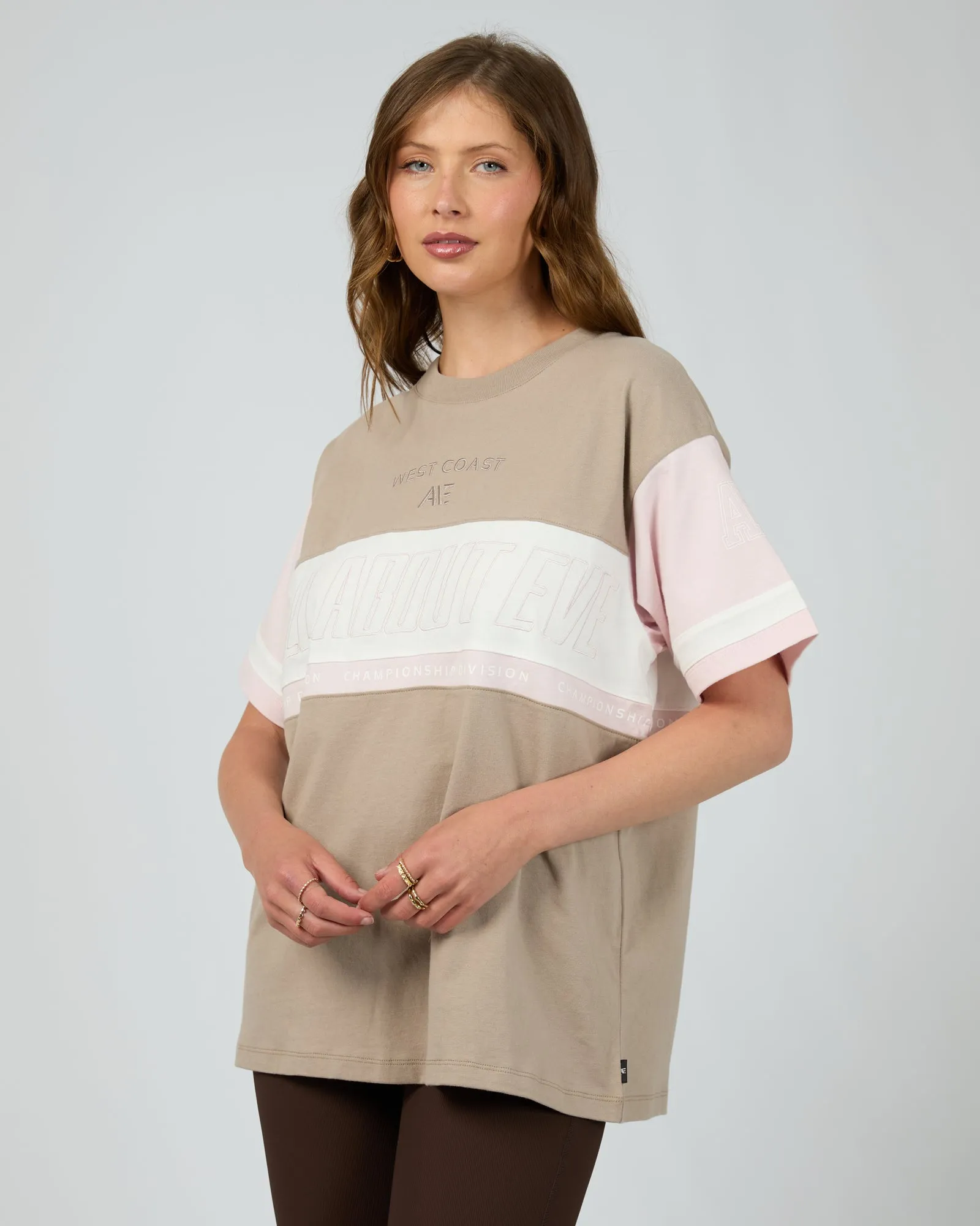 Performance Relaxed Tee Stone sold by All About Eve product image thumbnail 5
