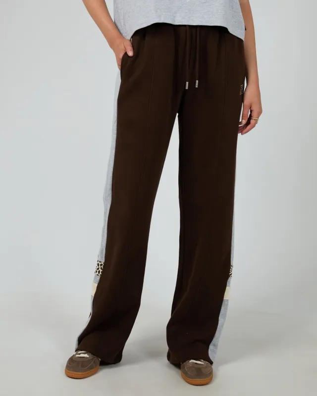 Athletica Panel Track Pant Brown sold by All About Eve