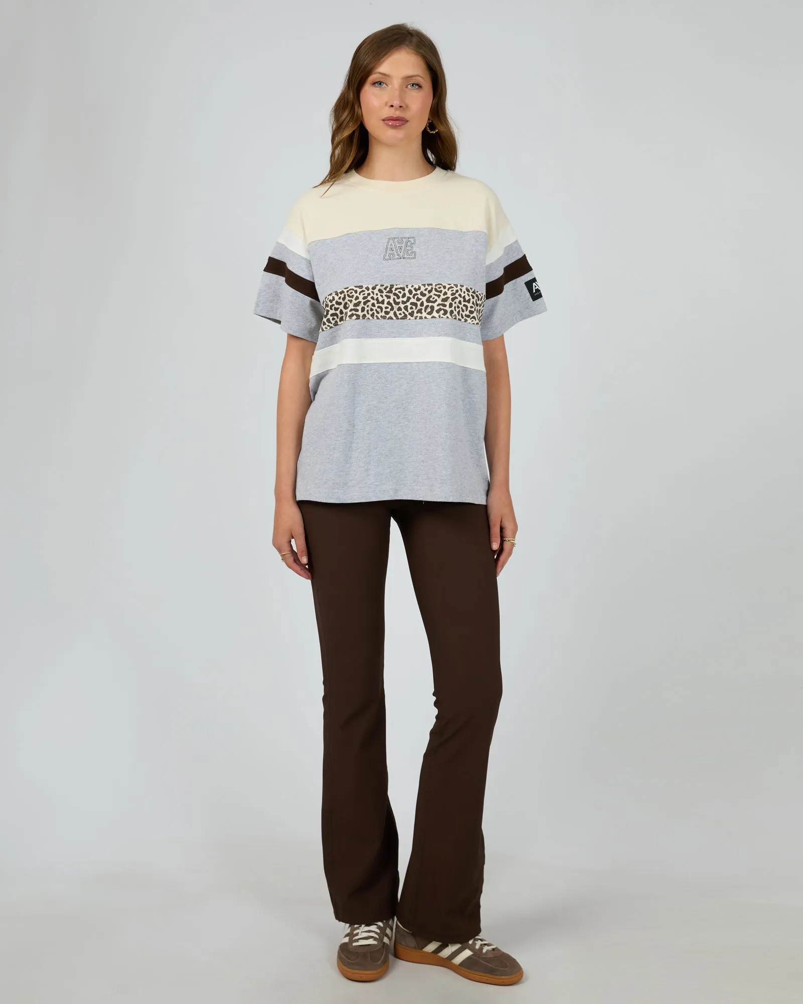 Athletica Panel Box Tee Grey Marle sold by All About Eve product image thumbnail 2