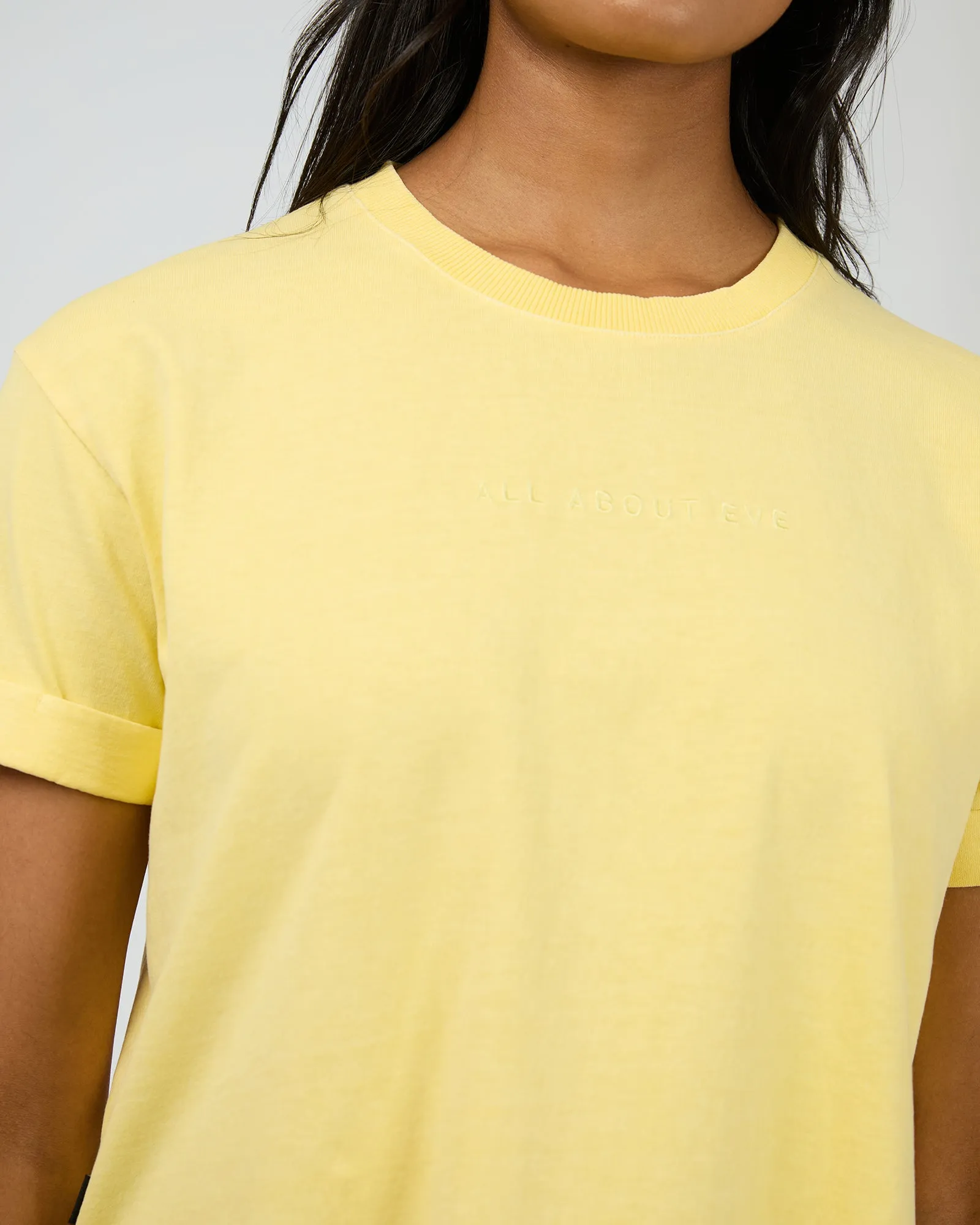 Aae Washed Tee Lemon sold by All About Eve product image thumbnail 5