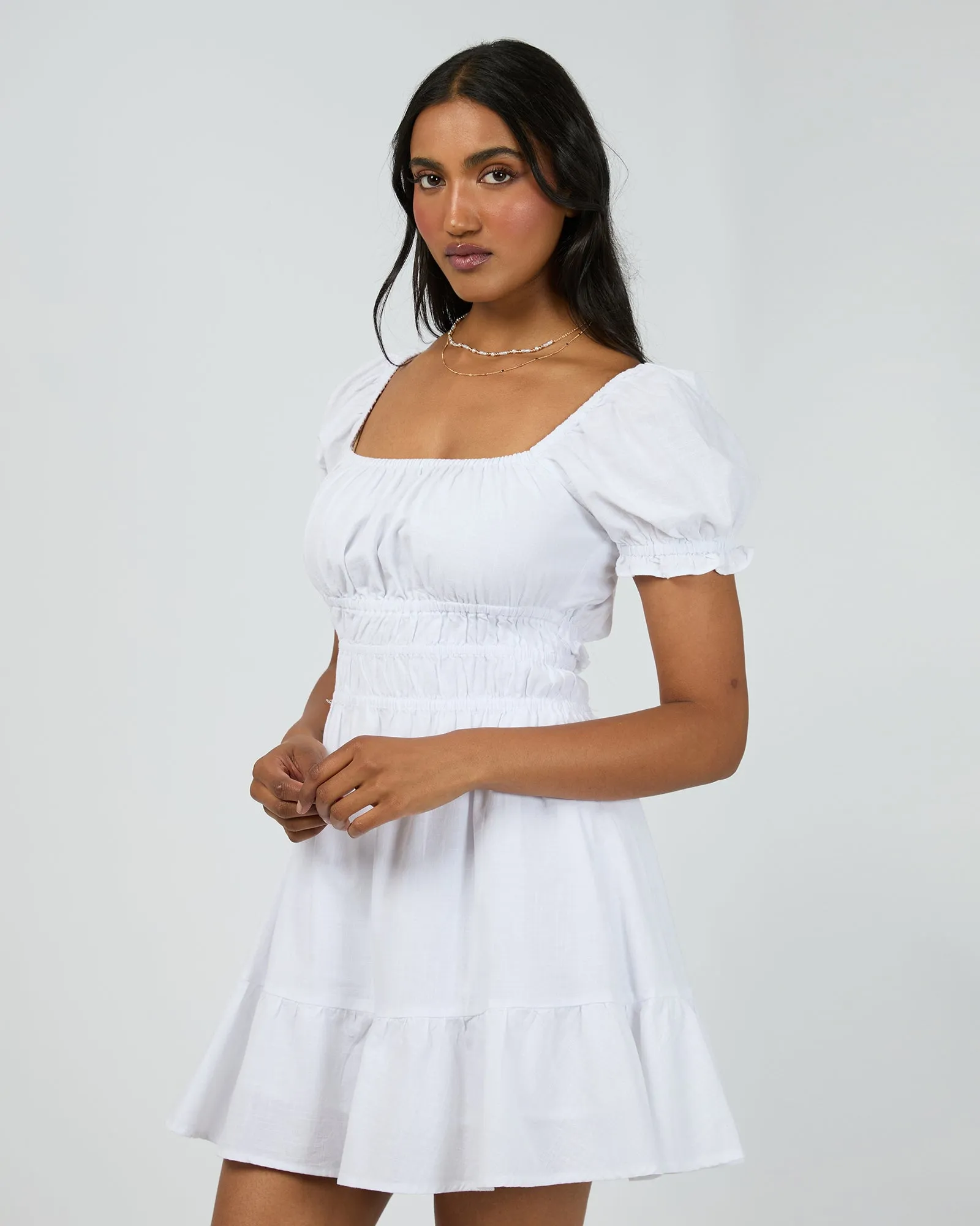 Essesntial Ss Mini Dress White sold by All About Eve product image thumbnail 4