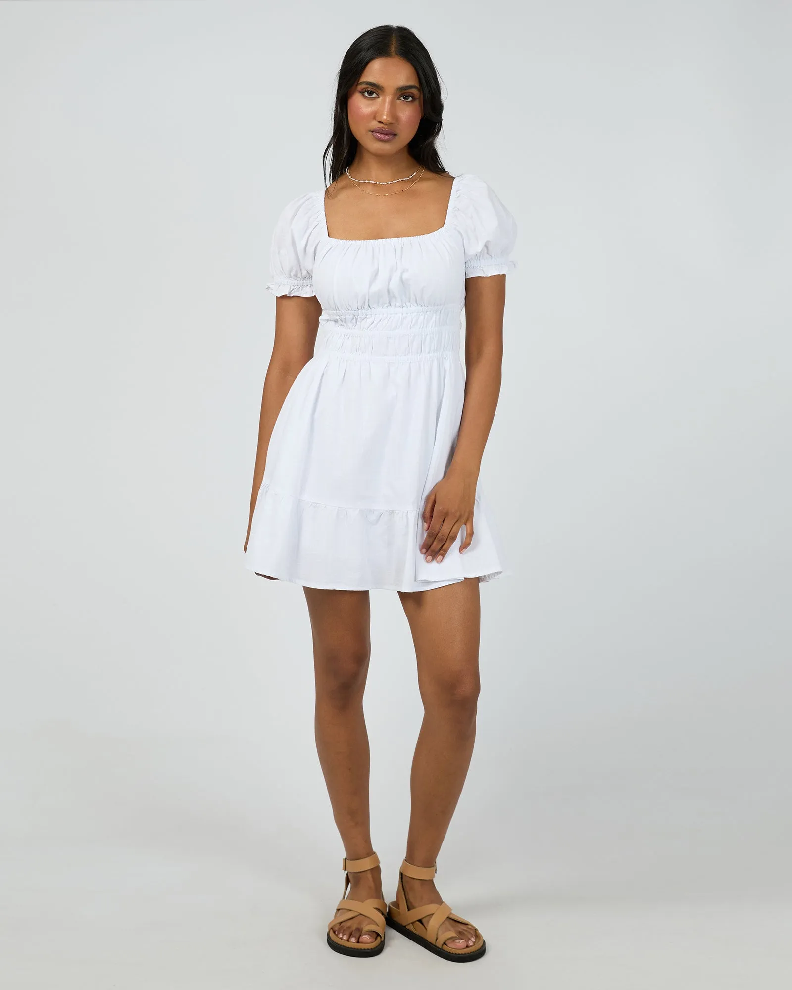 Essesntial Ss Mini Dress White sold by All About Eve product image thumbnail 2