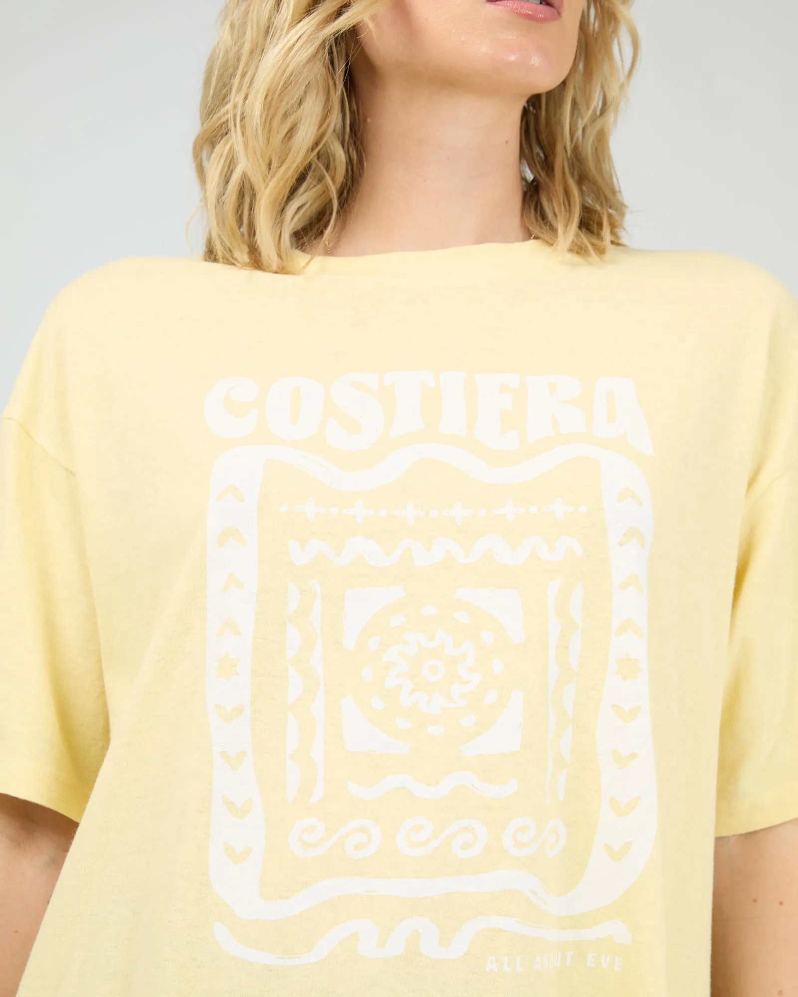 Costiera Relaxed Tee Yellow sold by All About Eve product image thumbnail 5