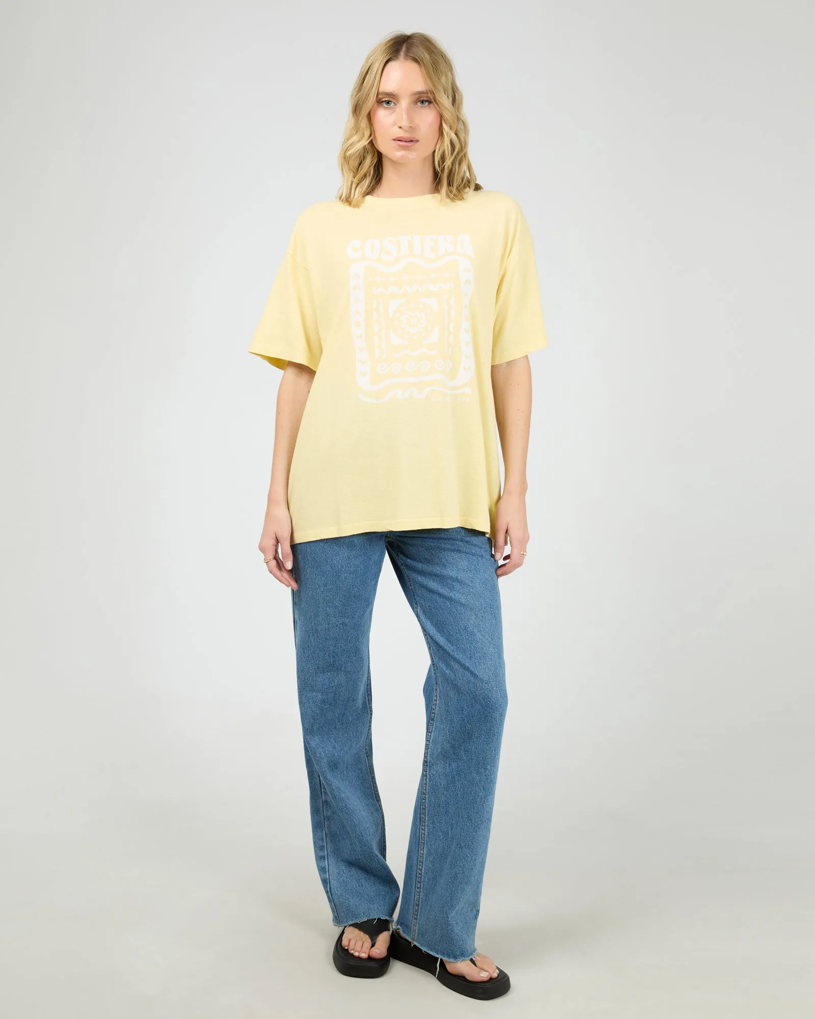 Costiera Relaxed Tee Yellow sold by All About Eve product image thumbnail 2