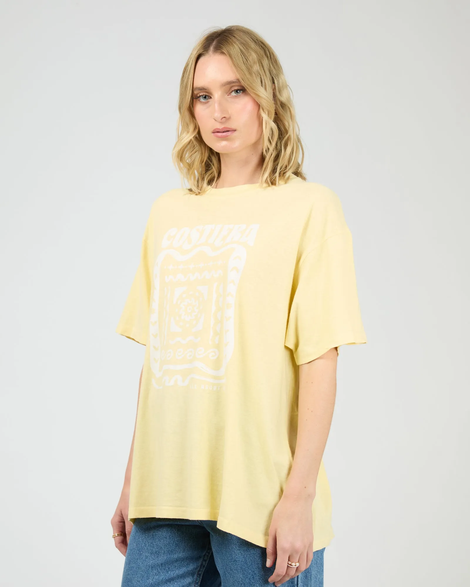 Costiera Relaxed Tee Yellow sold by All About Eve product image thumbnail 4