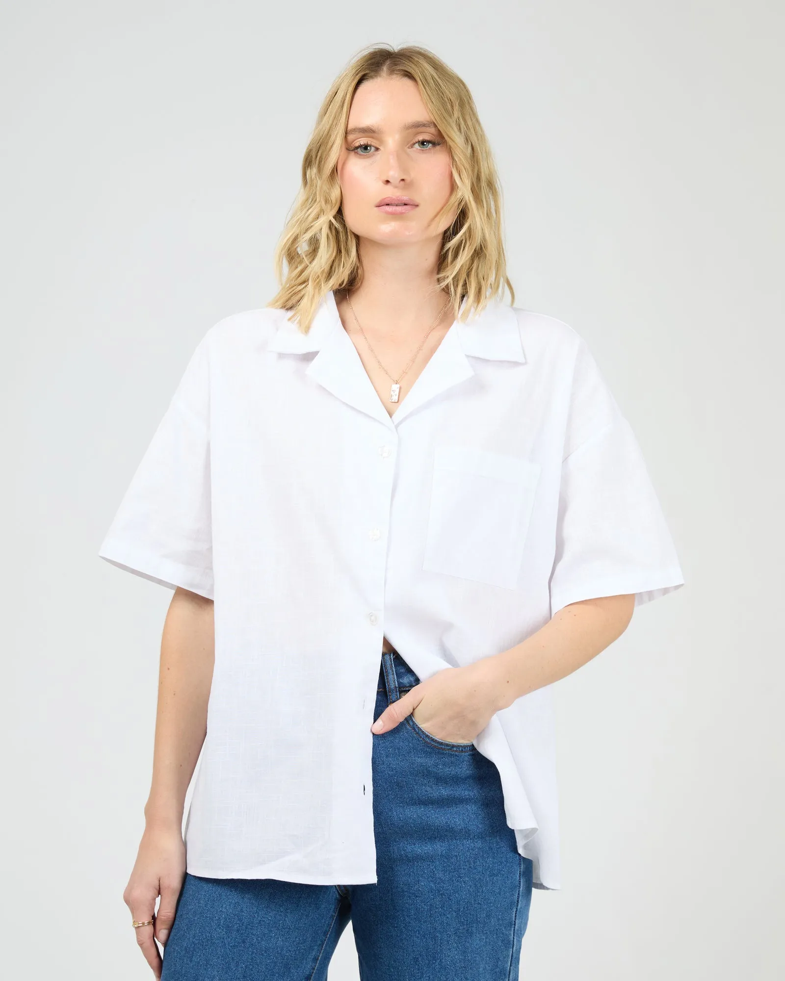 Essential Shirt White sold by All About Eve