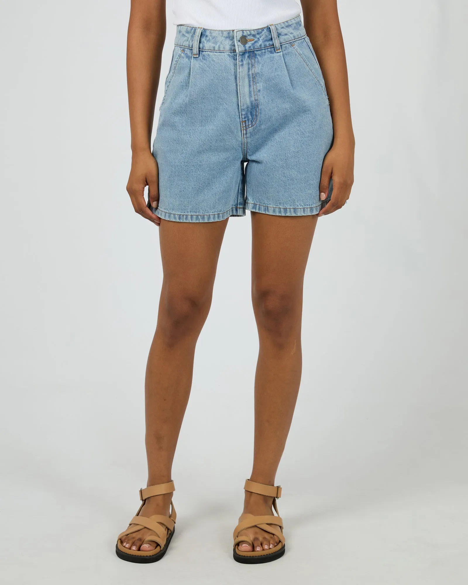 Stevie Denim Short Light Blue sold by All About Eve product image thumbnail 2
