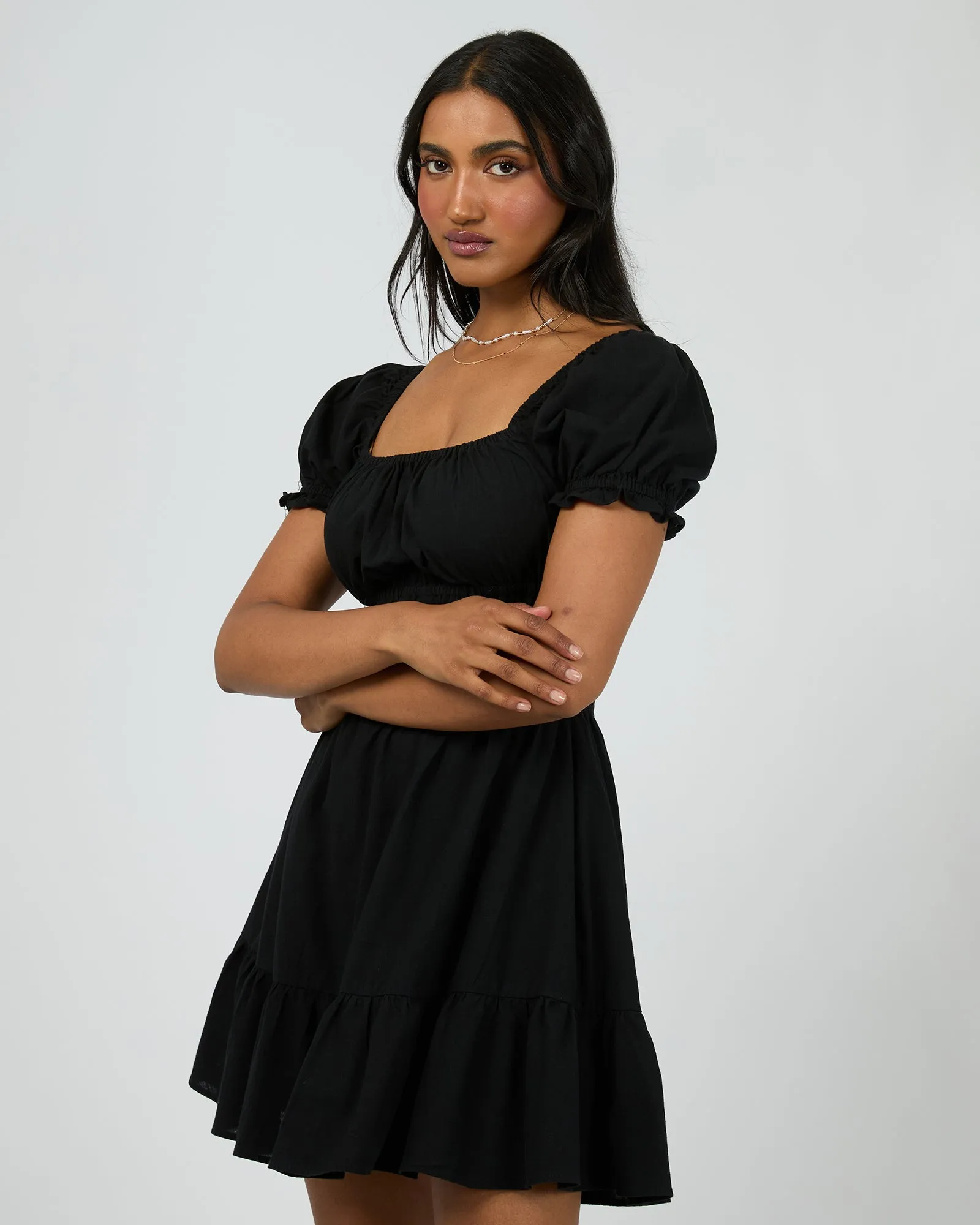 Essential Ss Mini Dress Black sold by All About Eve product image thumbnail 4