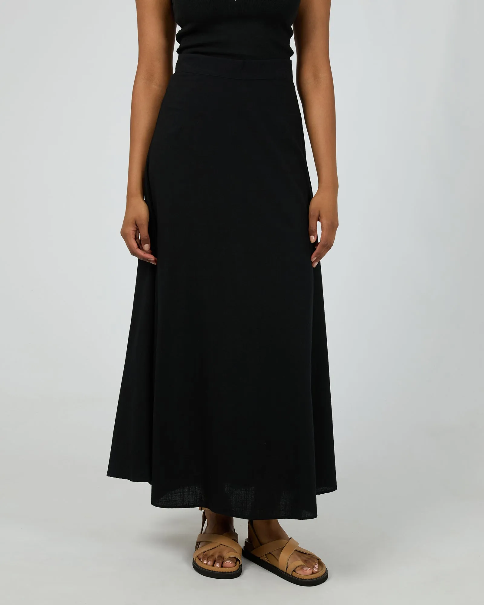 Essential Maxi Skirt Black sold by All About Eve
