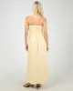 Alessa Linen Maxi Dress Yellow sold by All About Eve