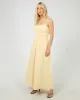 Alessa Linen Maxi Dress Yellow sold by All About Eve
