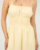 Alessa Linen Maxi Dress Yellow sold by All About Eve
