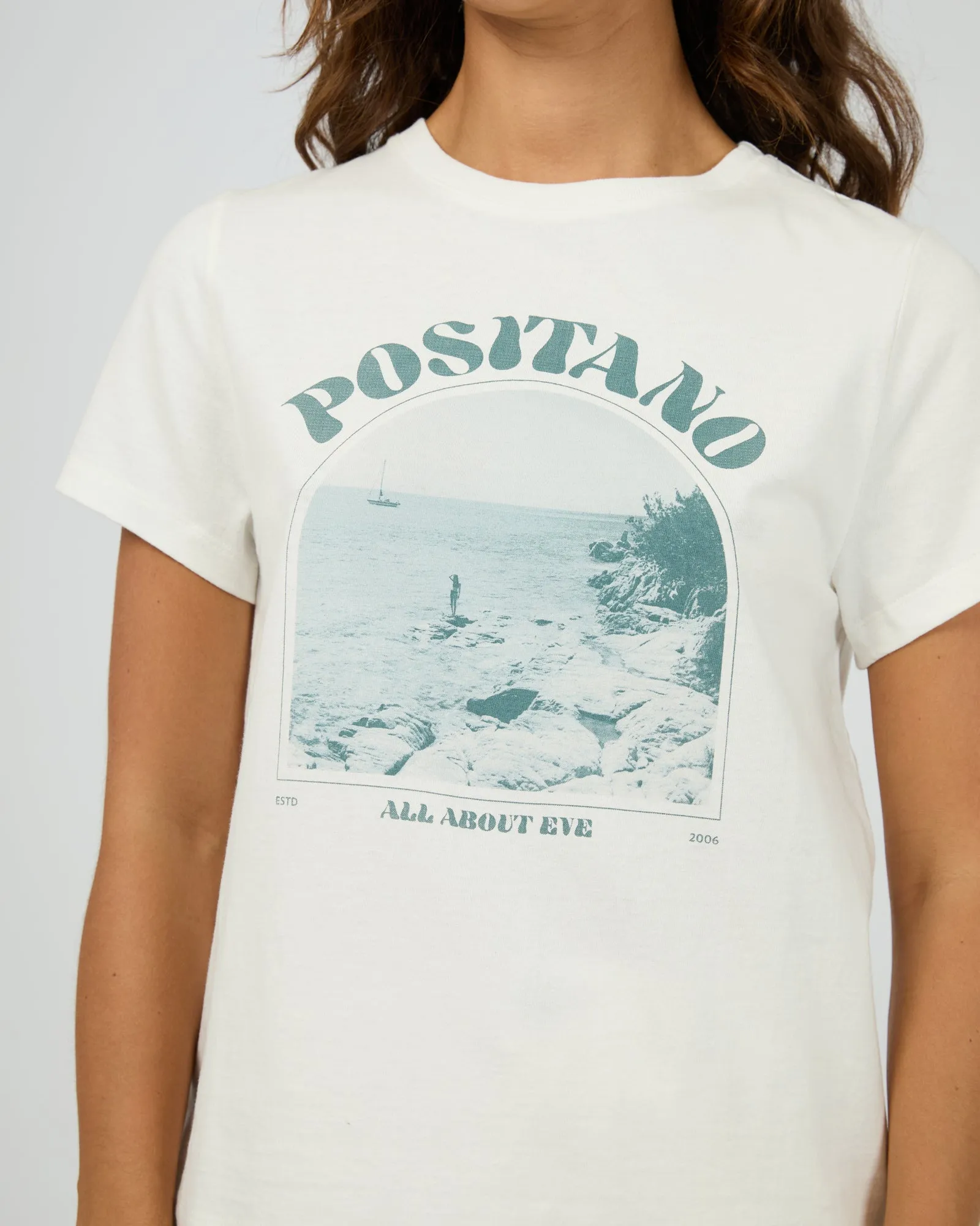 Positano Regular Tee Vintage White sold by All About Eve product image thumbnail 4