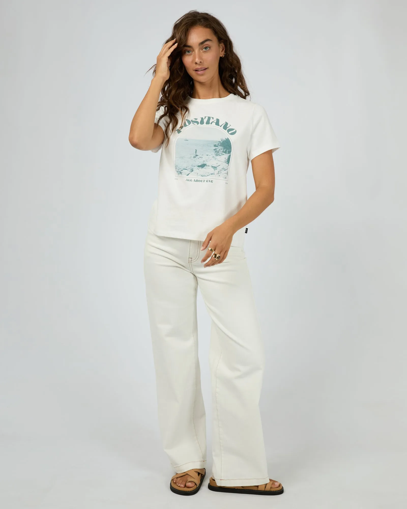 Positano Regular Tee Vintage White sold by All About Eve product image thumbnail 2