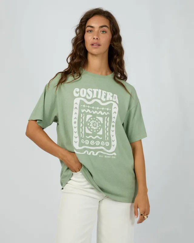 Costiera Relaxed Tee Sage sold by All About Eve