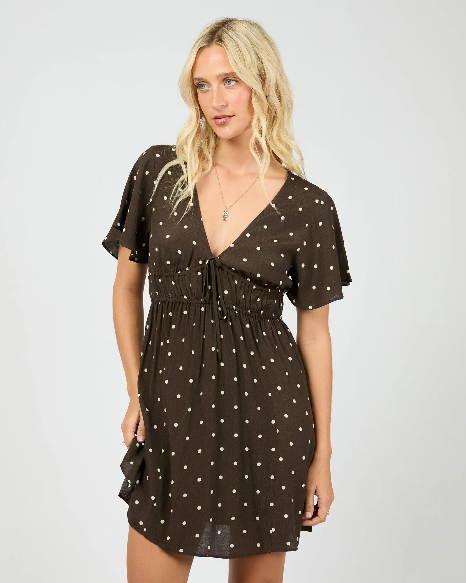 Emelia Skater Dress Brown sold by All About Eve product image thumbnail 4