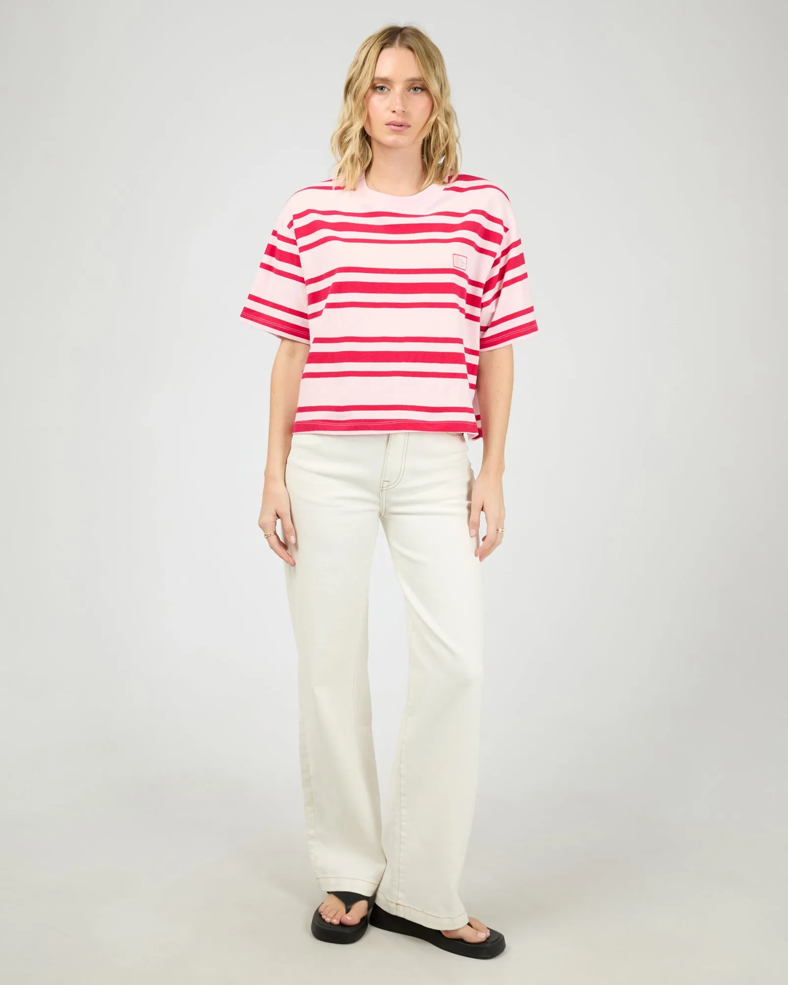 Ruby Crop Relaxed Tee Red sold by All About Eve product image thumbnail 2