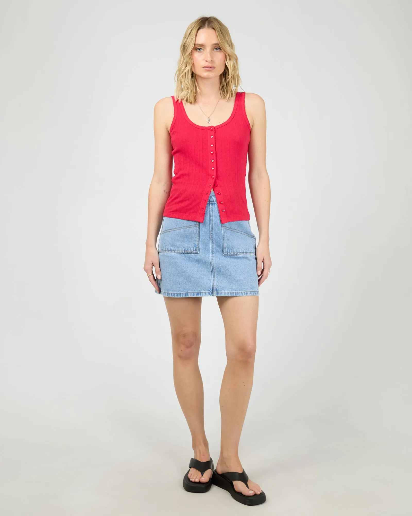 Tia Tank Red sold by All About Eve product image thumbnail 3