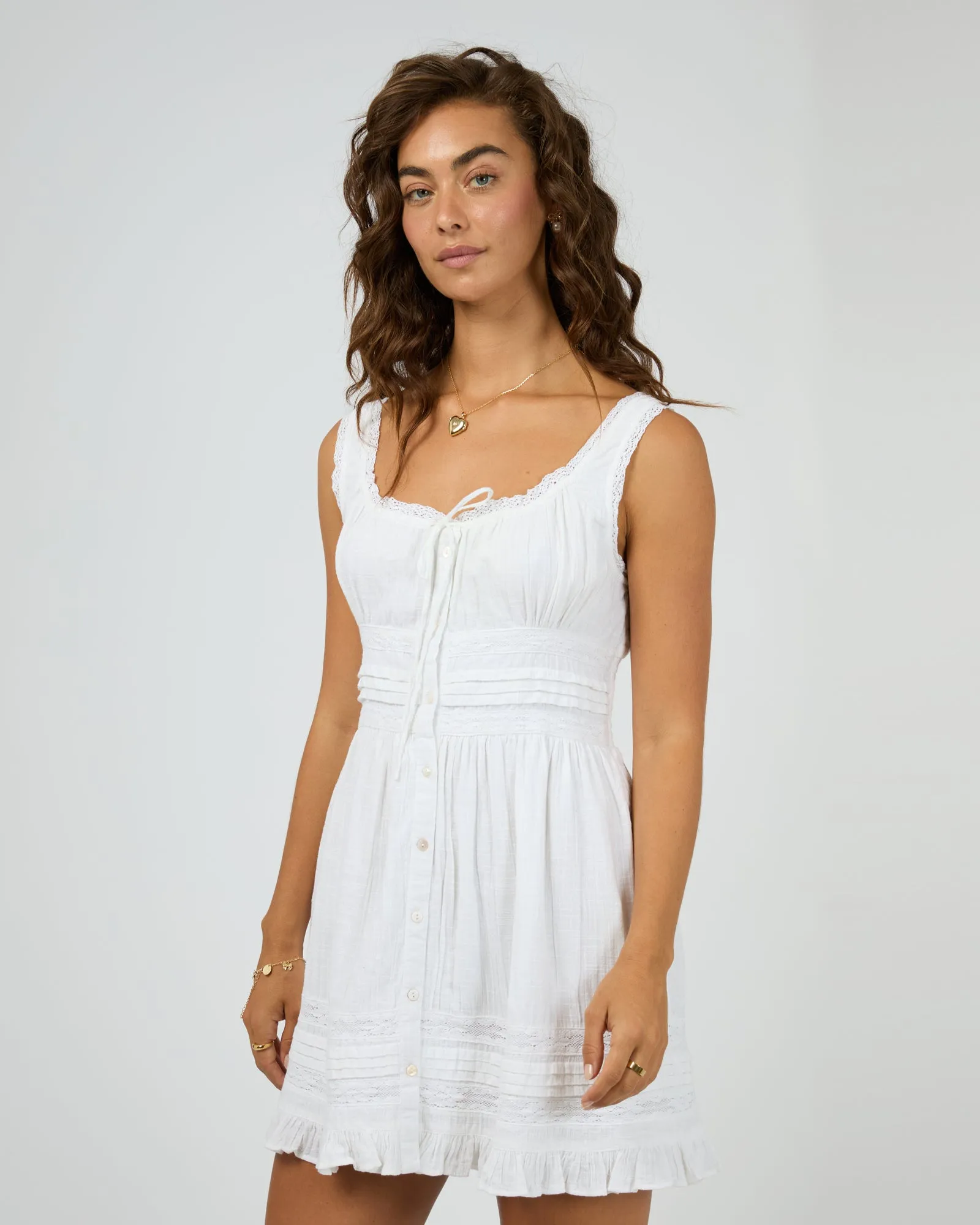 Dusty Mini Dress White sold by All About Eve product image thumbnail 5