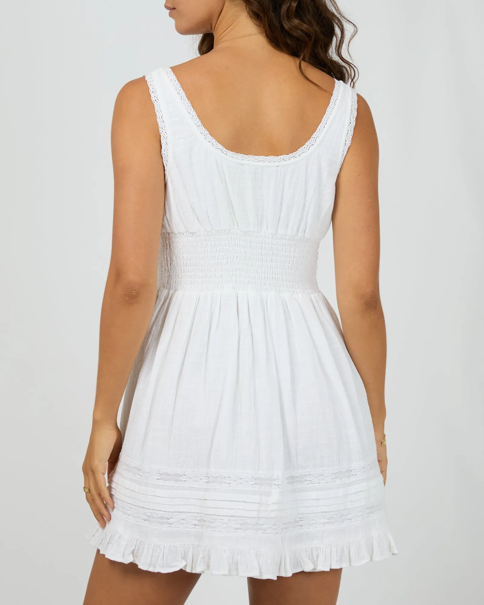 Dusty Mini Dress White sold by All About Eve product image thumbnail 4