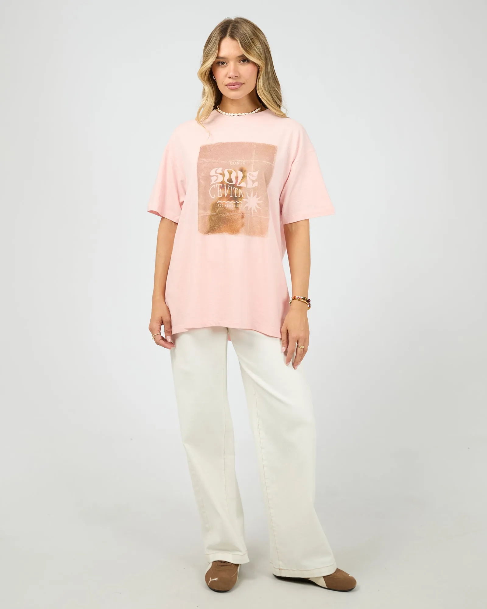 Postcard Relaxed Tee Rose sold by All About Eve product image thumbnail 2