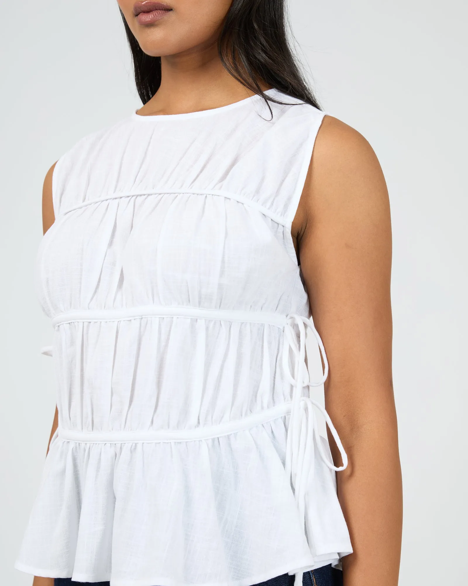 Lou Lou Tie Top White sold by All About Eve product image thumbnail 5