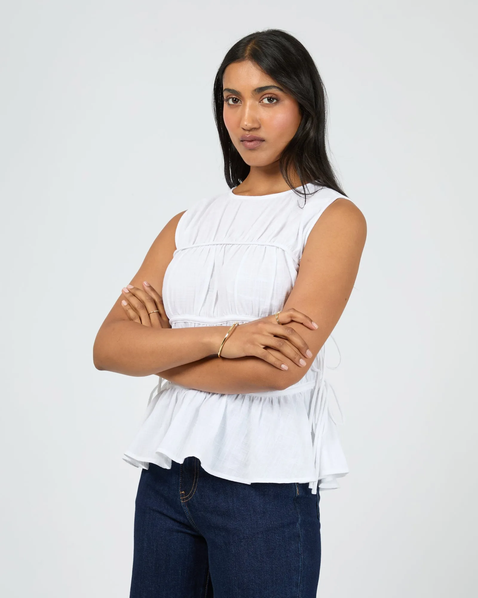 Lou Lou Tie Top White sold by All About Eve product image thumbnail 4