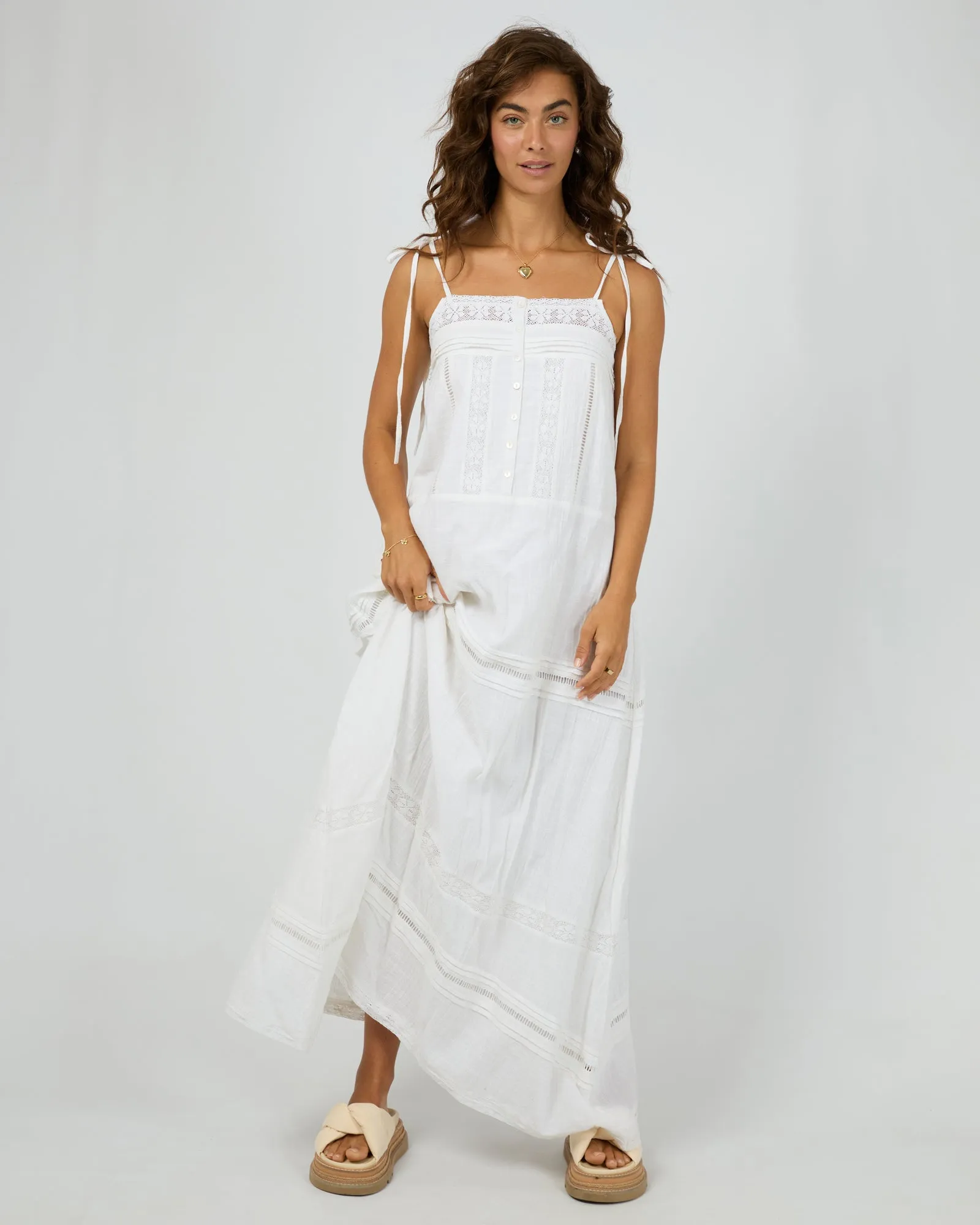 Dusty Maxi Dress White sold by All About Eve product image thumbnail 4