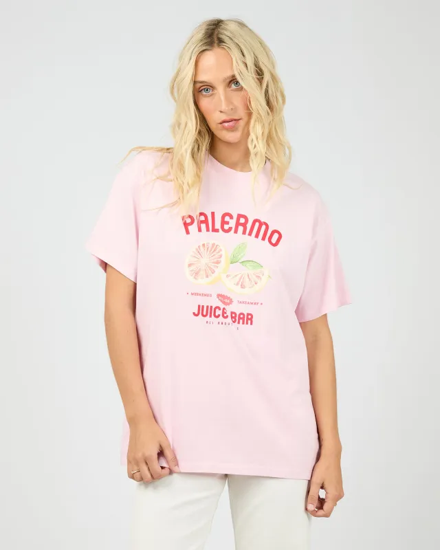 Palermo Relaxed Tee Light Pink sold by All About Eve