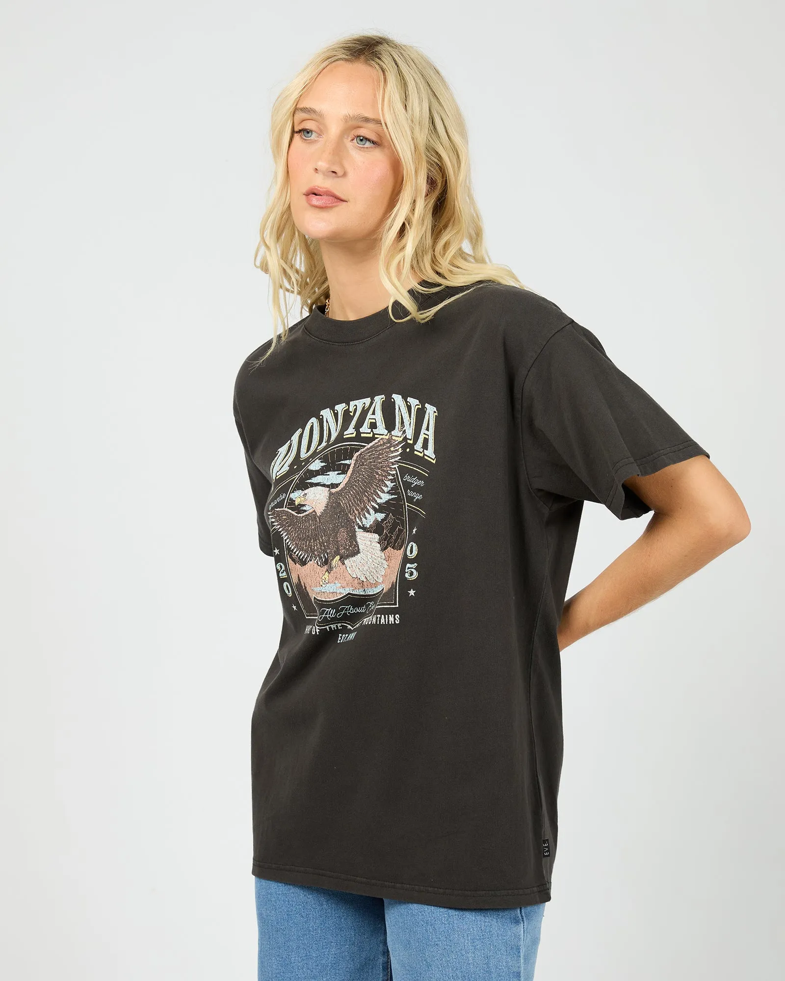 Montana Relaxed Tee Washed Black sold by All About Eve product image thumbnail 5