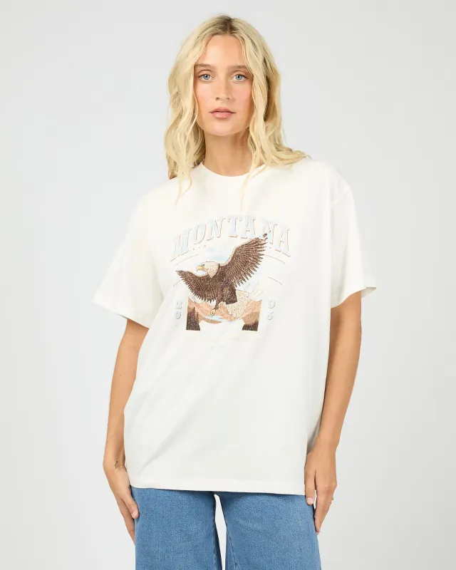 Montana Relaxed Tee Vintage White sold by All About Eve