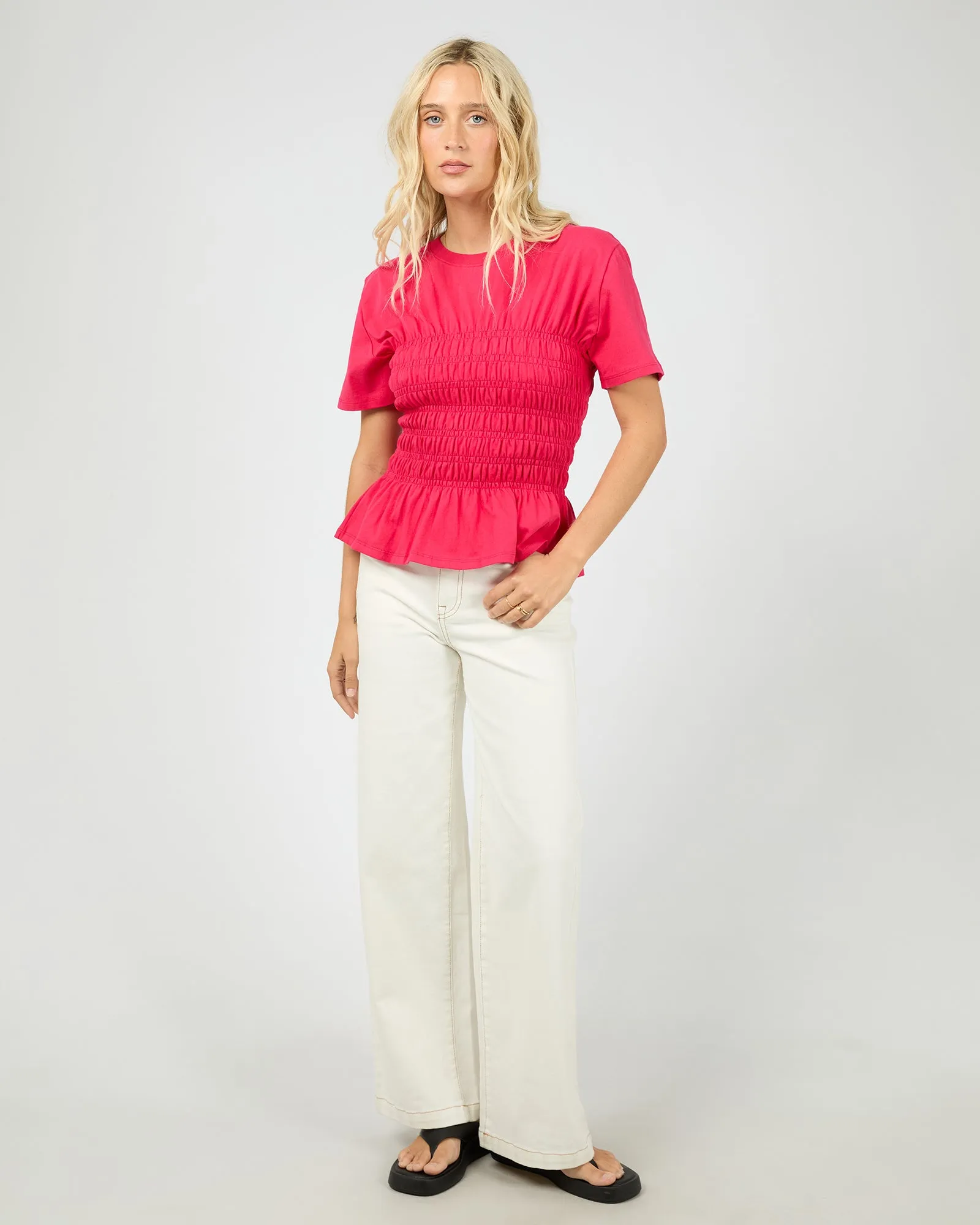 Lipa Ruched Top Red sold by All About Eve product image thumbnail 2