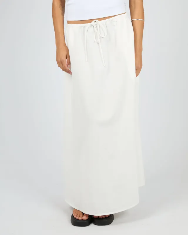 Aae Timeless Maxi Skirt White sold by All About Eve