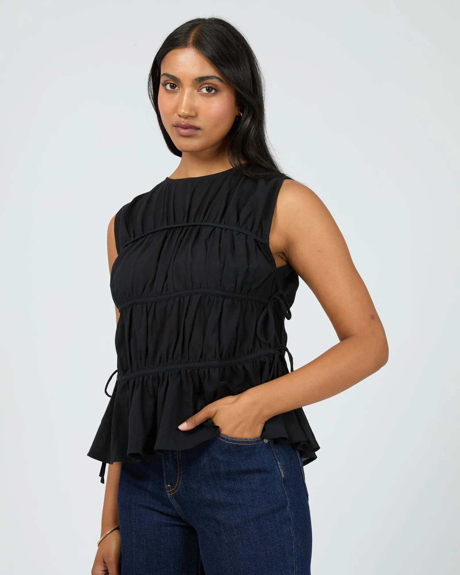 Lou Lou Tie Top Black sold by All About Eve product image thumbnail 4