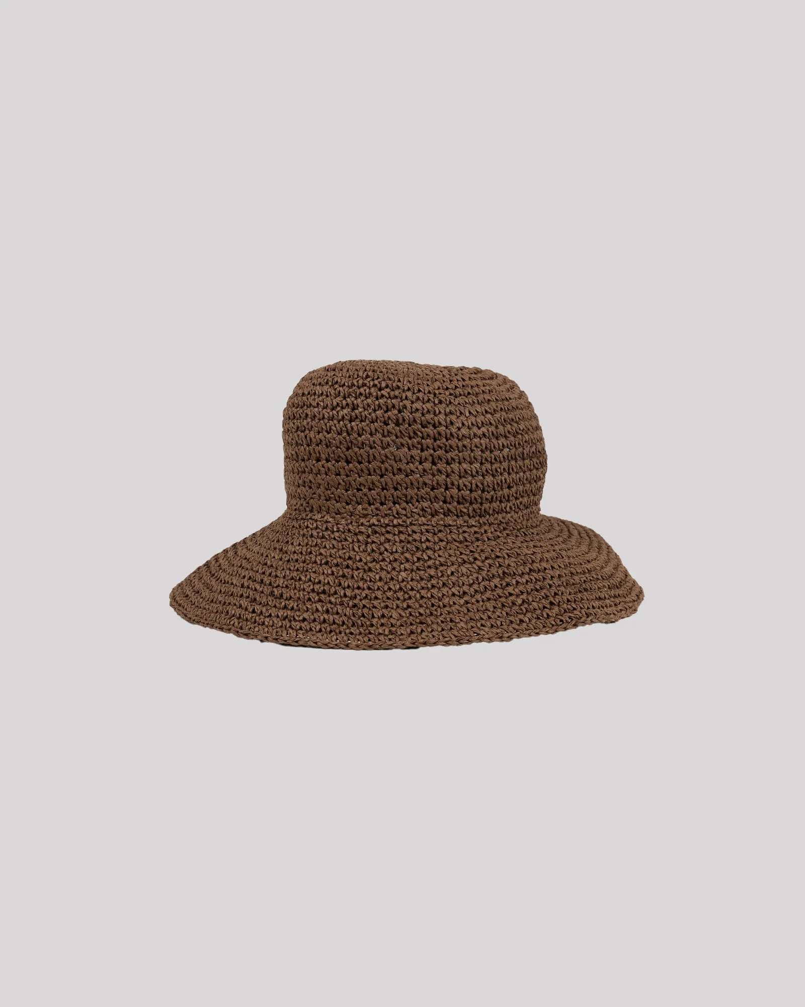 Freya Woven Bucket Brown sold by All About Eve