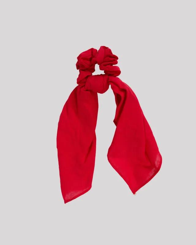 Peppa Knot Scrunchie Red sold by All About Eve