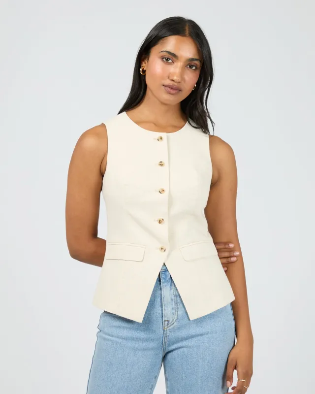 Mavis Vest Natural made by All About Eve