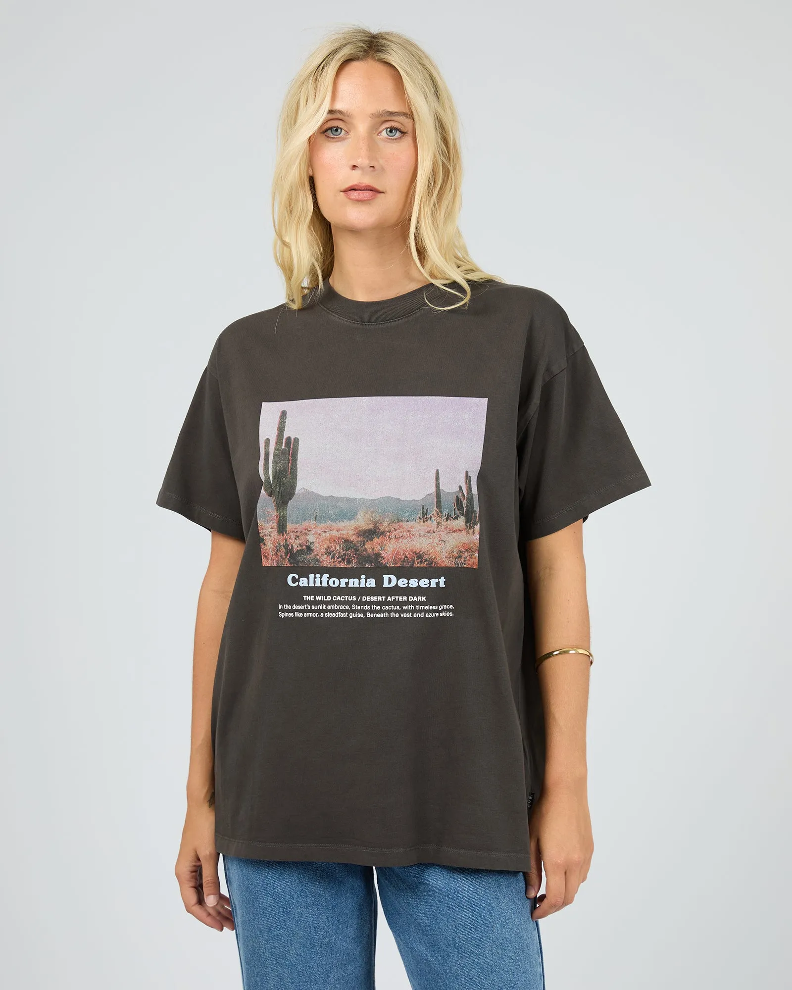 Liberty Road Relaxed Tee Washed Black sold by All About Eve