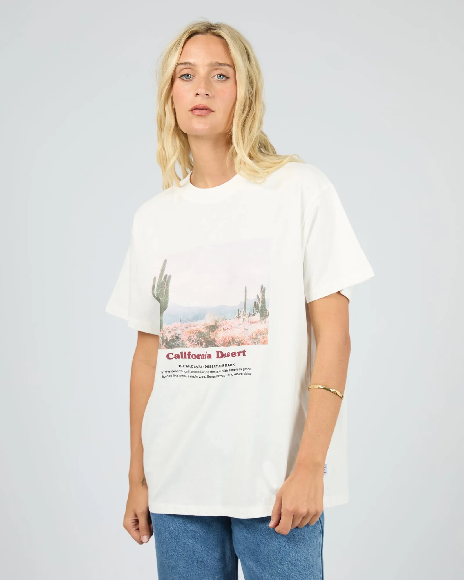 Liberty Road Relaxed Tee Vintage White sold by All About Eve product image thumbnail 4