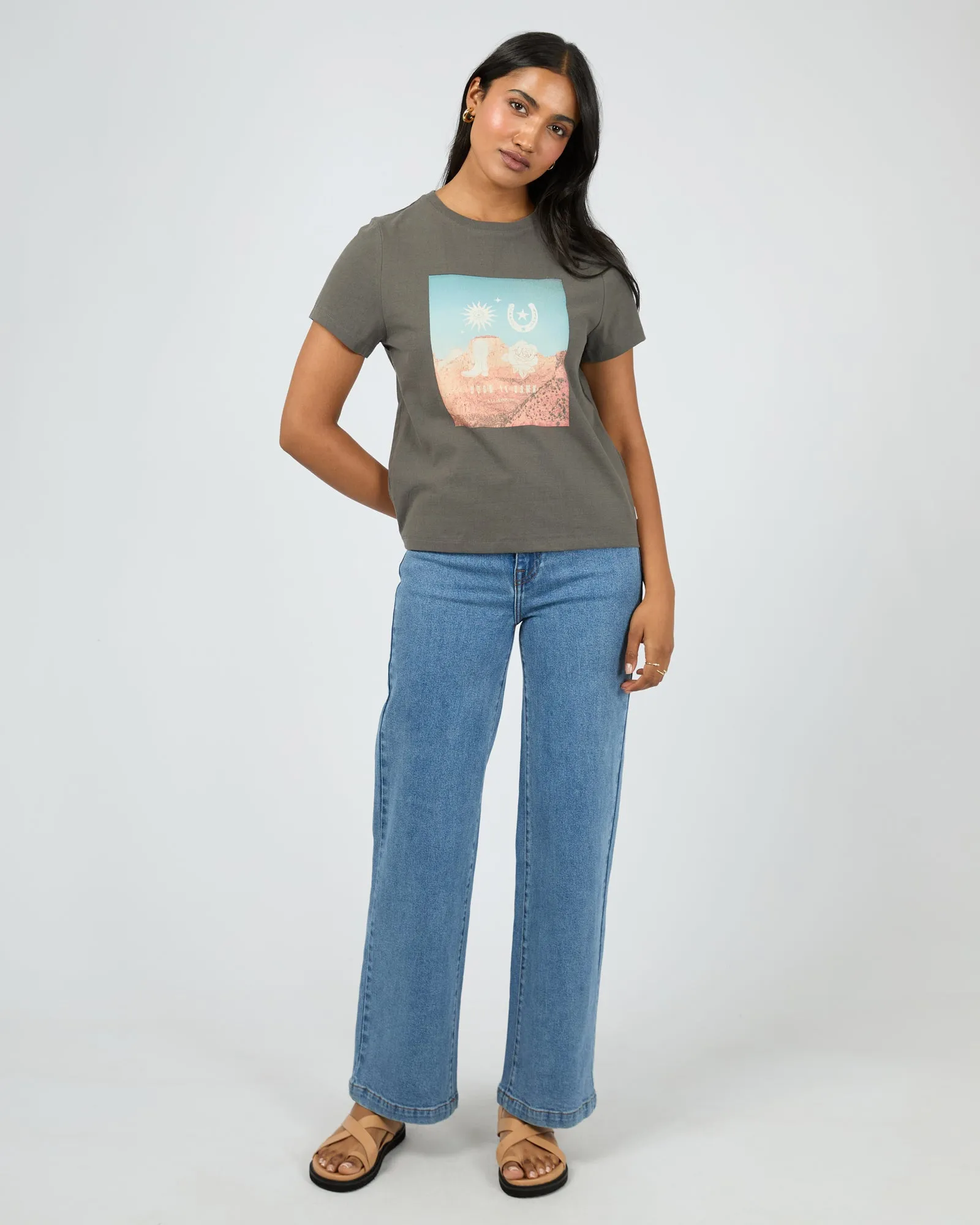 Dusk To Dawn Regular Tee Charcoal sold by All About Eve product image thumbnail 2