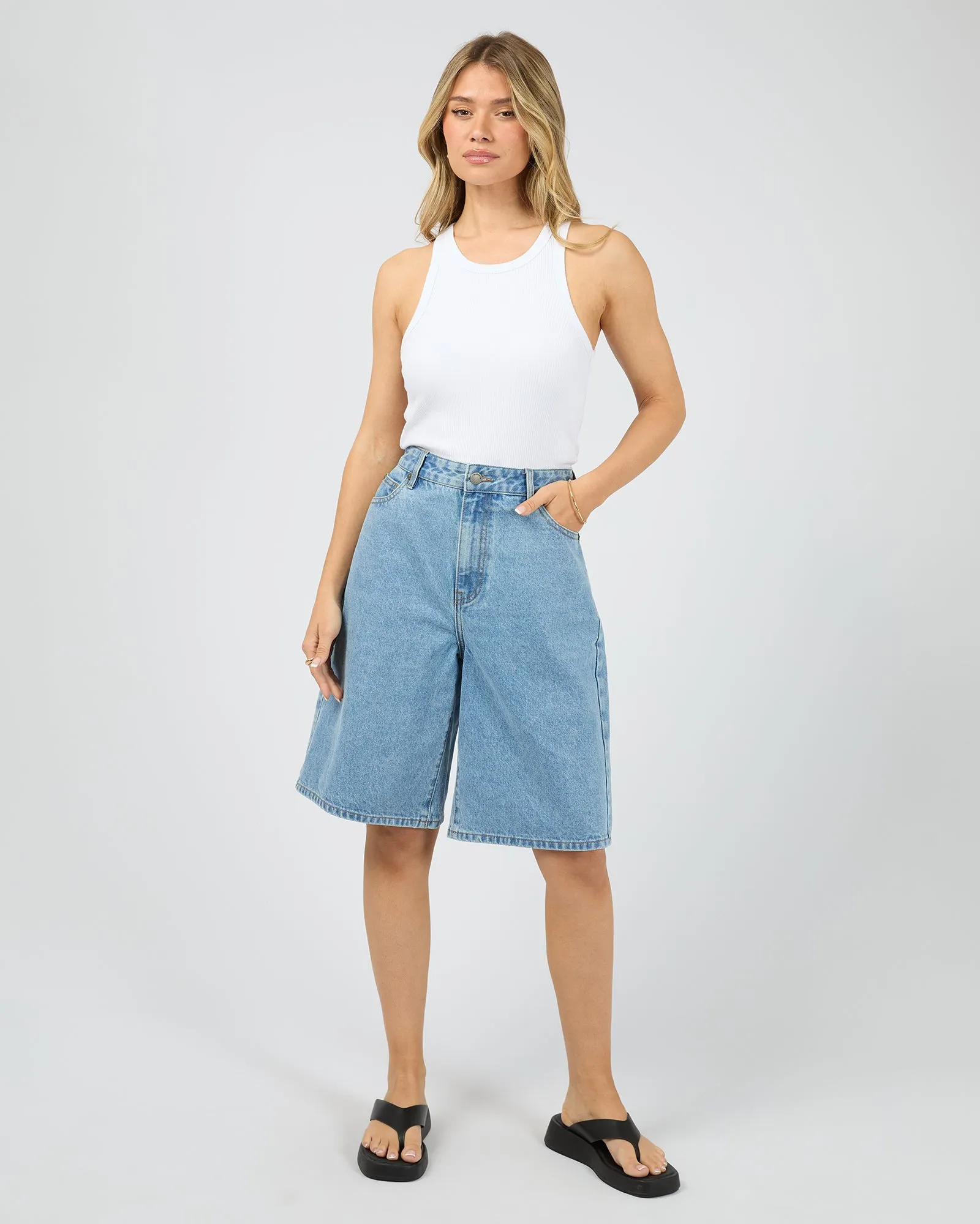 Maya Denim Jort Light Blue sold by All About Eve product image thumbnail 2