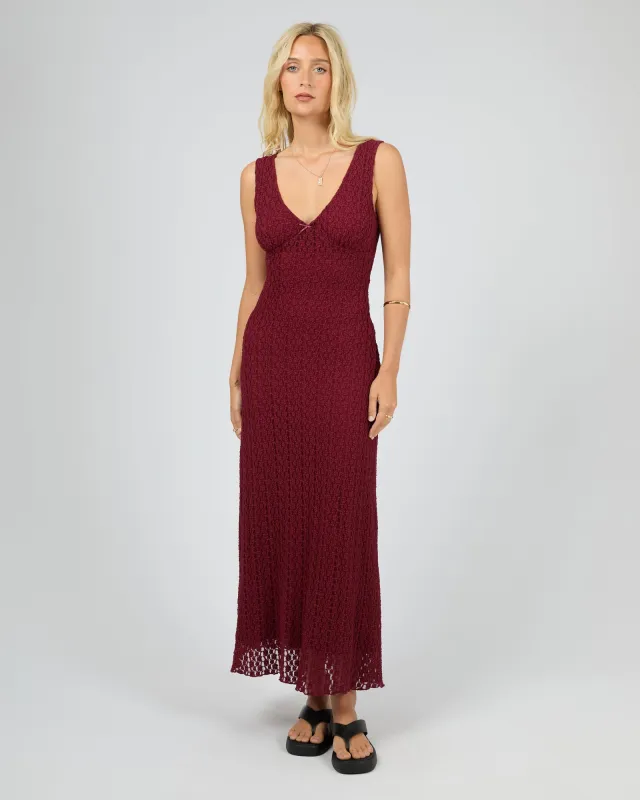 Andie Maxi Dress Plum sold by All About Eve