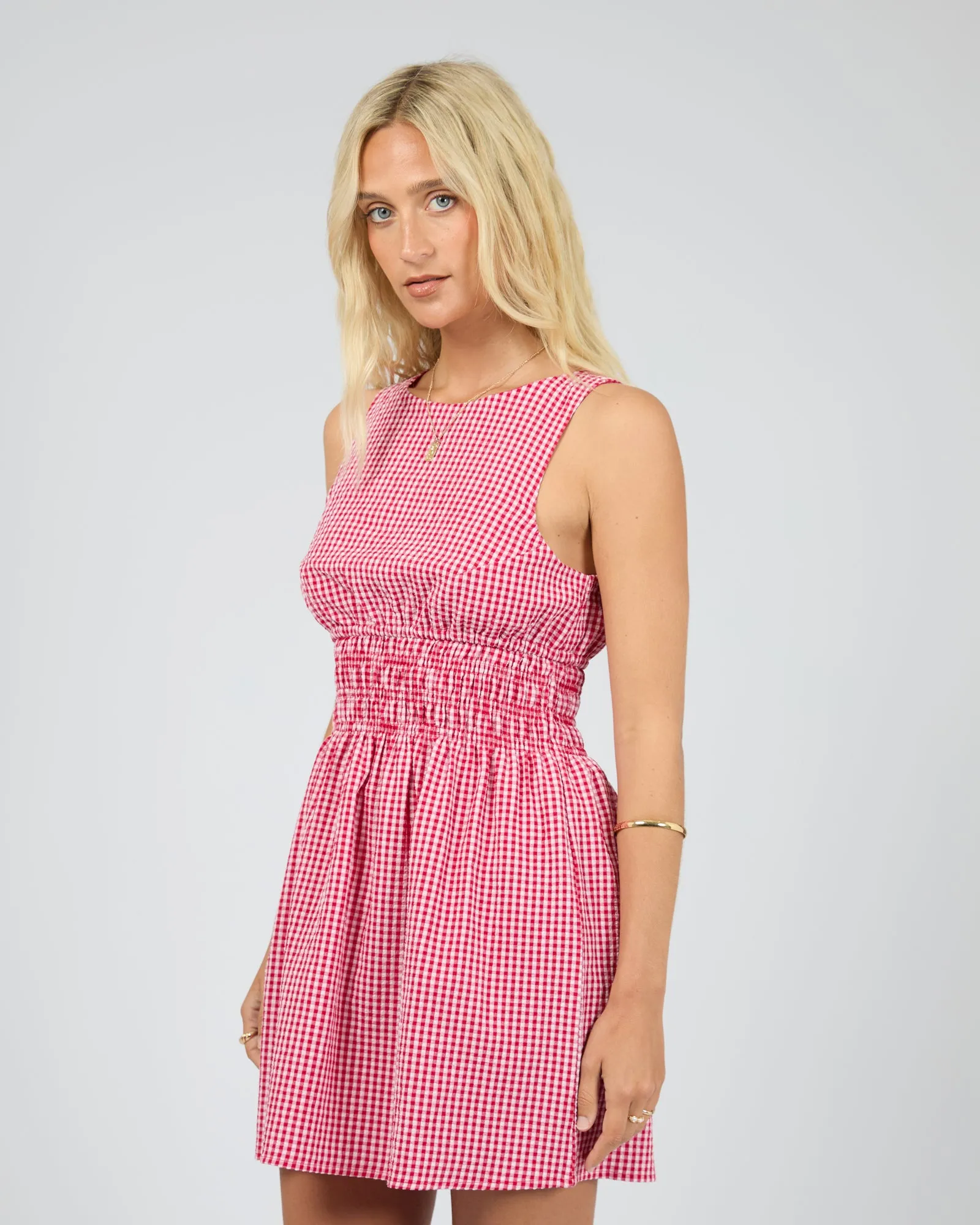 Lani Mini Dress Check sold by All About Eve product image thumbnail 4