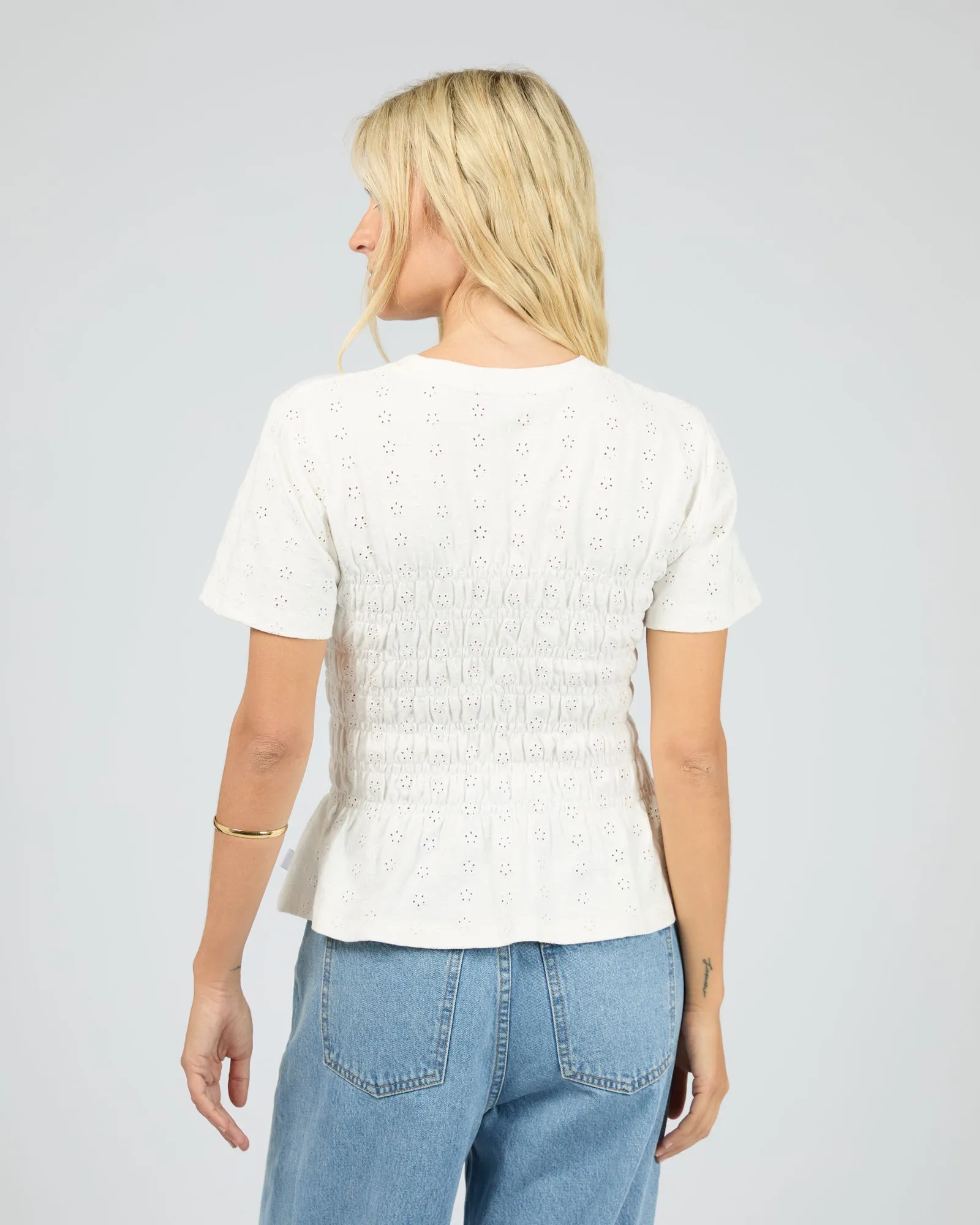 Soli Ruched Top White sold by All About Eve product image thumbnail 3