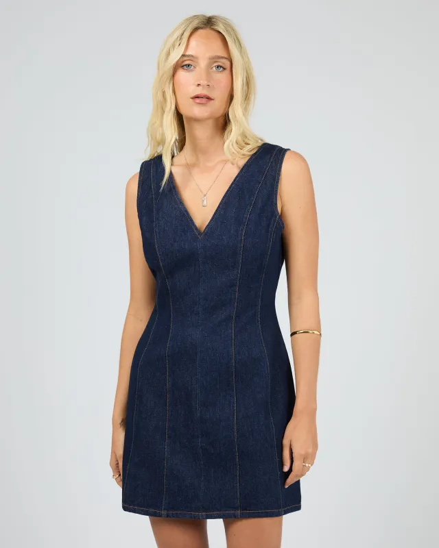Marlo Denim Dress Indigo sold by All About Eve