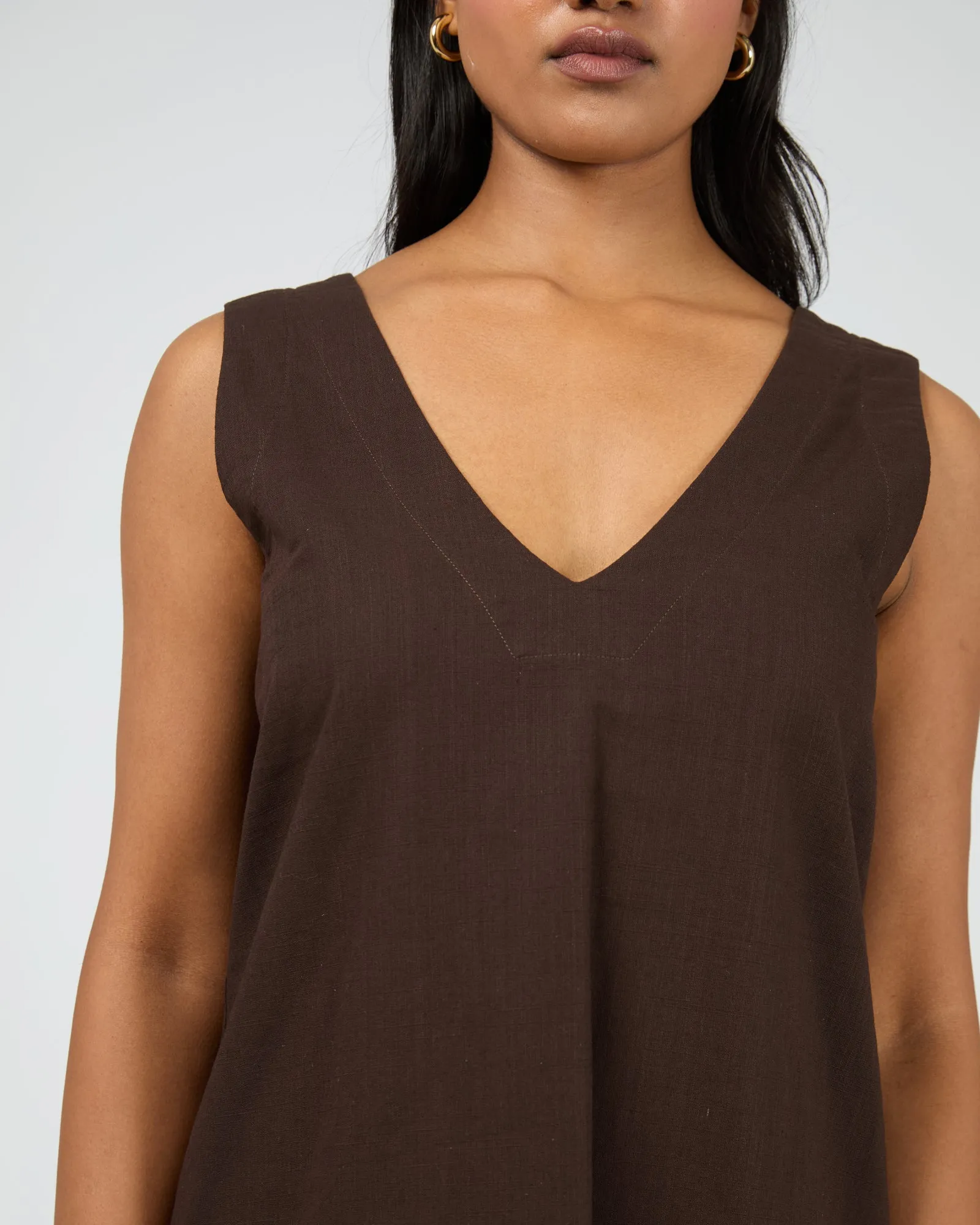 Essential Mini Dress Brown sold by All About Eve product image thumbnail 5